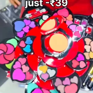 Flower Design Makeup Kit Box | Premium Cosmetic Gift Collection